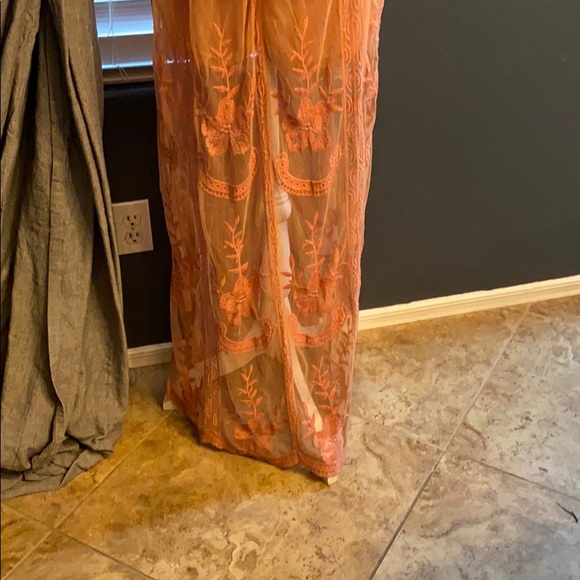 Honey Punch maxi romper blush dusty pink - Picture 7 of 10